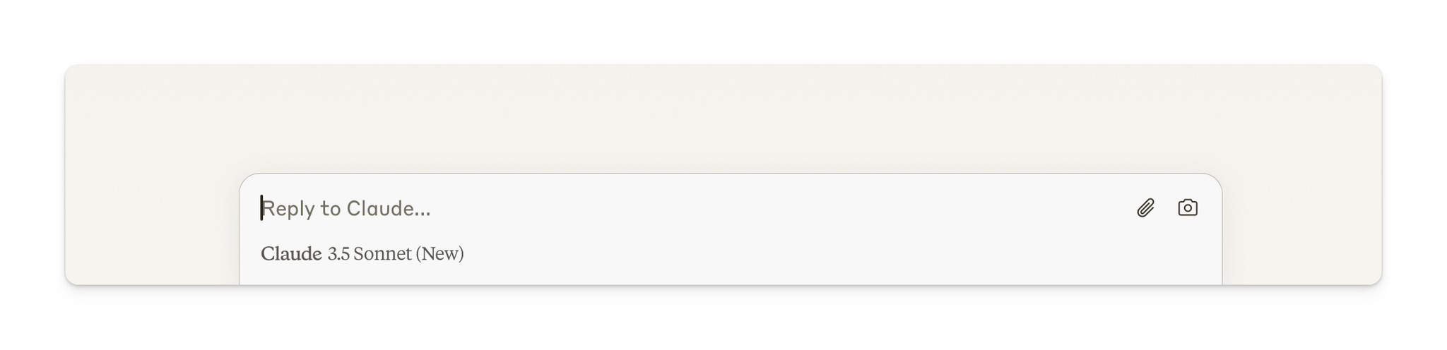 Claude.ai conversation page Open Input