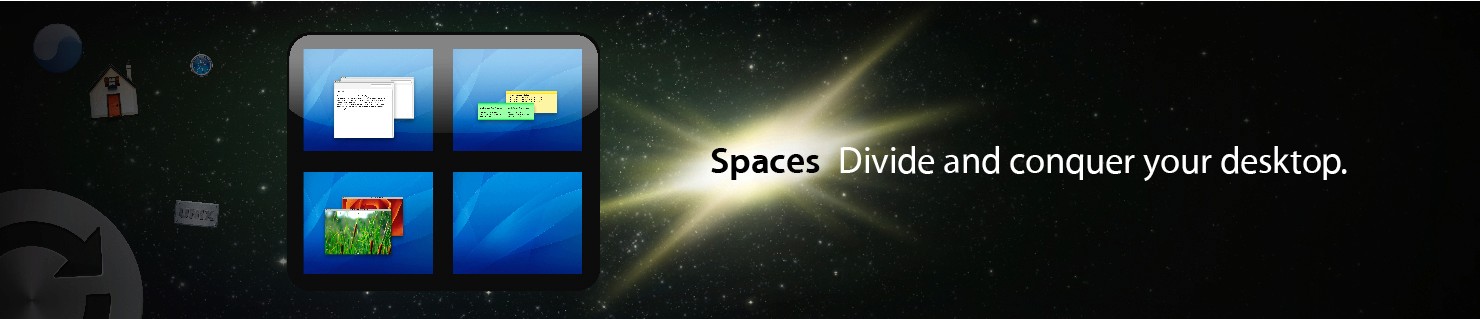 Mac OS X Leopard - Spaces