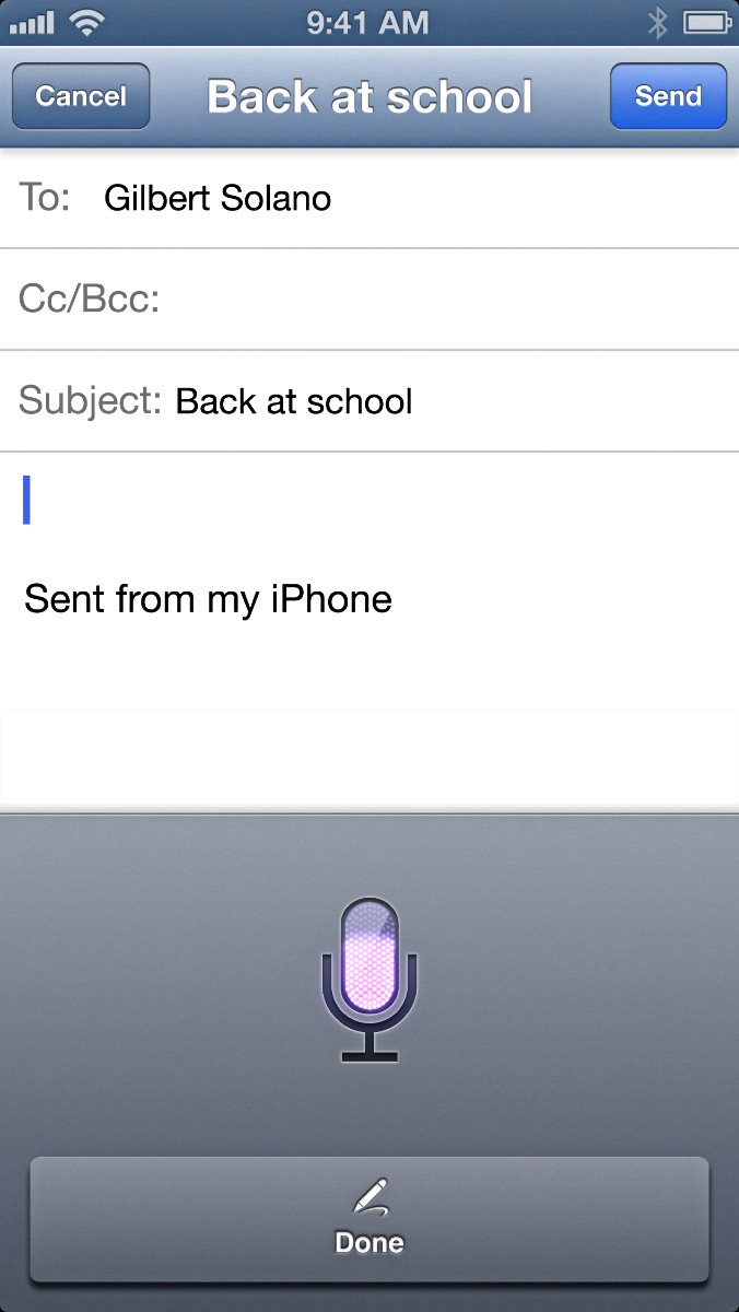 iPhone Messages and keyboard
