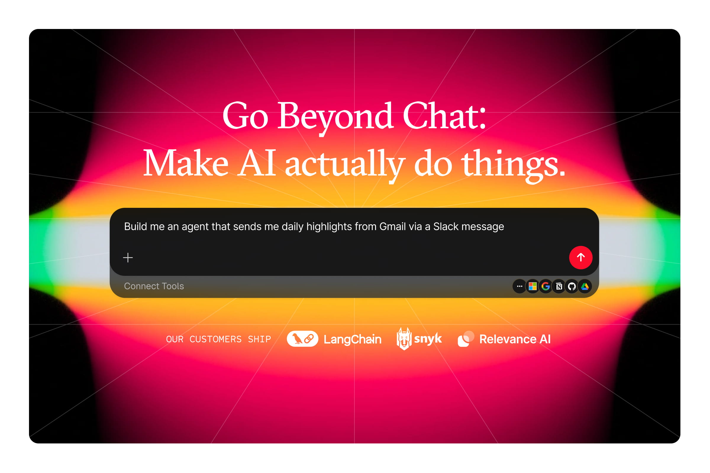 Arcade product interface